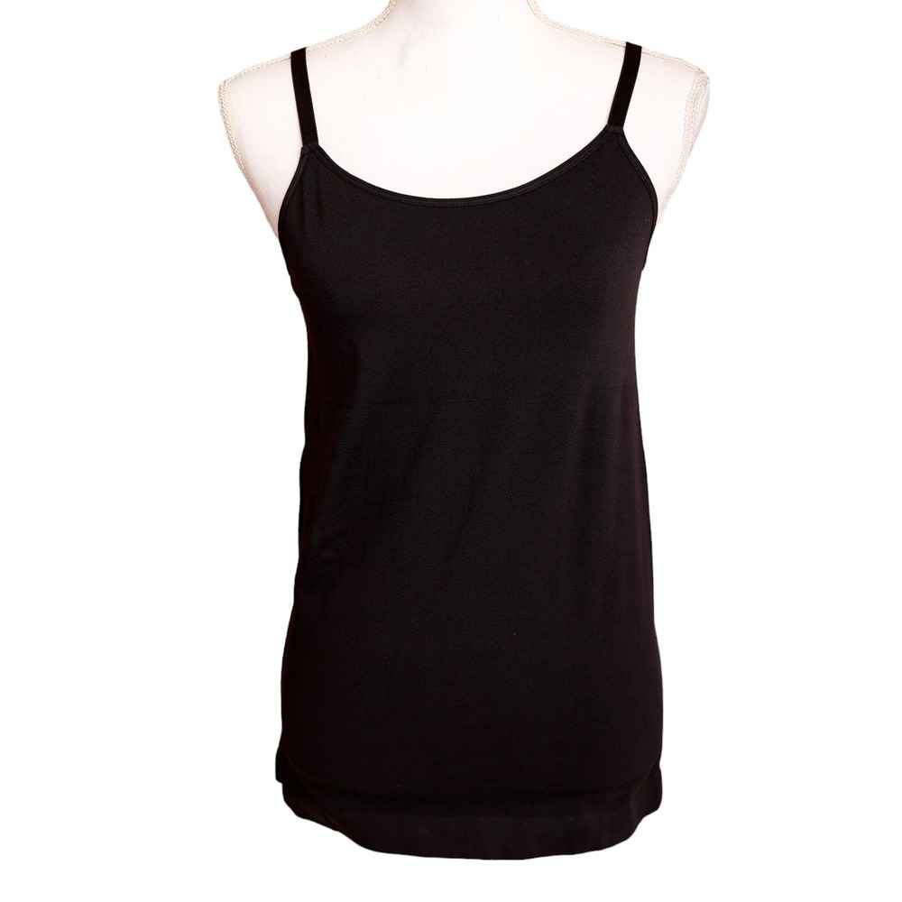 Shapermint Empetua Women’s All Day Every Day Scoop Neck Cami‎ Black sz 3XL